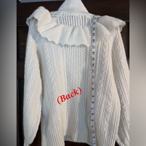 NWT Madewell Cable Winslow Mockneck Pullover Sweater itemNI121 Size S - Picture 10 of 11